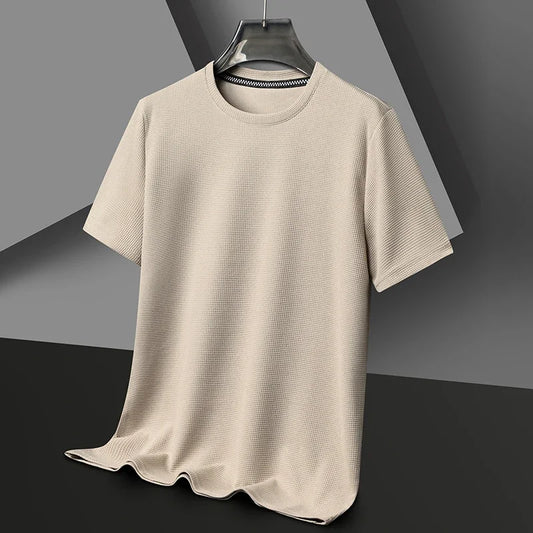 T-shirt manches courtes hommes beige