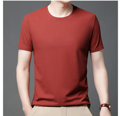 T-shirt manches courtes hommes rouge
